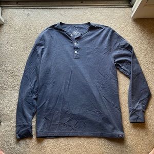 Fatherty Henley in blue. Size L